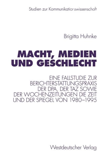 Produktbild: Macht, Medien und Geschlecht