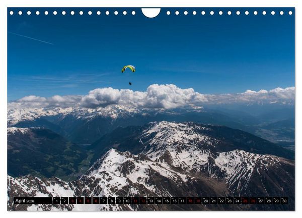 Produktbild: Paragliding - unvergessliche Momente erleben (Wandkalender 2026 DIN A4 quer), CALVENDO Monatskalender