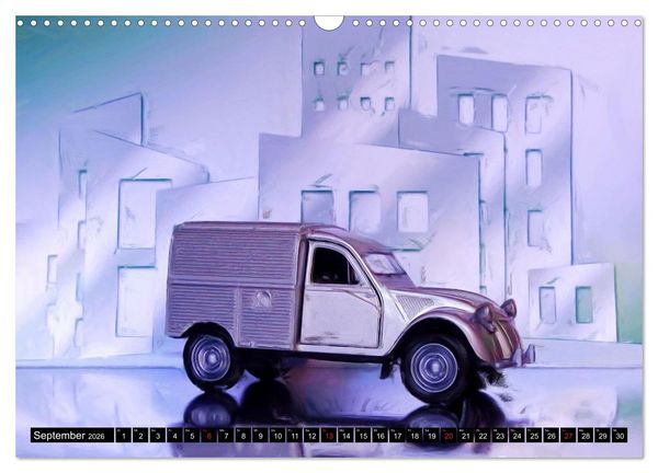 Produktbild: 70 Jahre 2CV (Wandkalender 2026 DIN A3 quer), CALVENDO Monatskalender