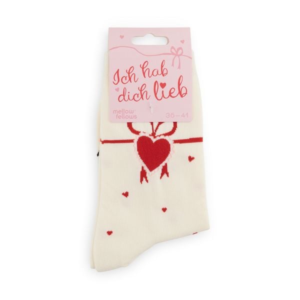 Produktbild: Socke "Ich hab dich lieb" Gr. 36-41