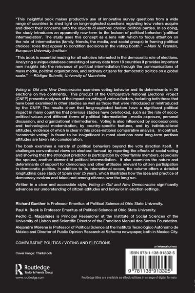 Produktbild: Voting in Old and New Democracies