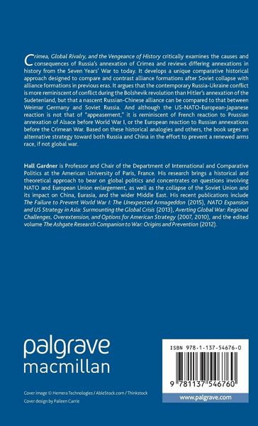 Produktbild: Crimea, Global Rivalry, and the Vengeance of History