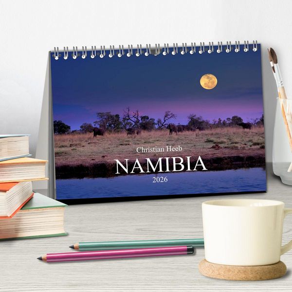 Produktbild: NAMIBIA Christian Heeb (Tischkalender 2026 DIN A5 quer), CALVENDO Monatskalender