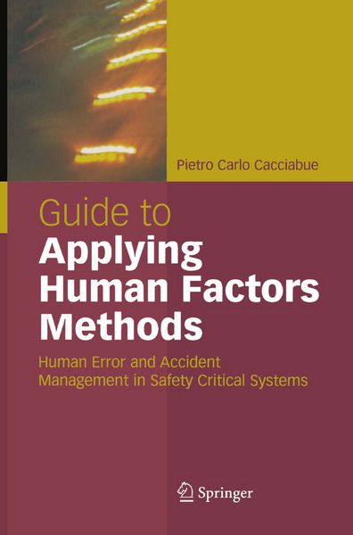 Produktbild: Guide to Applying Human Factors Methods