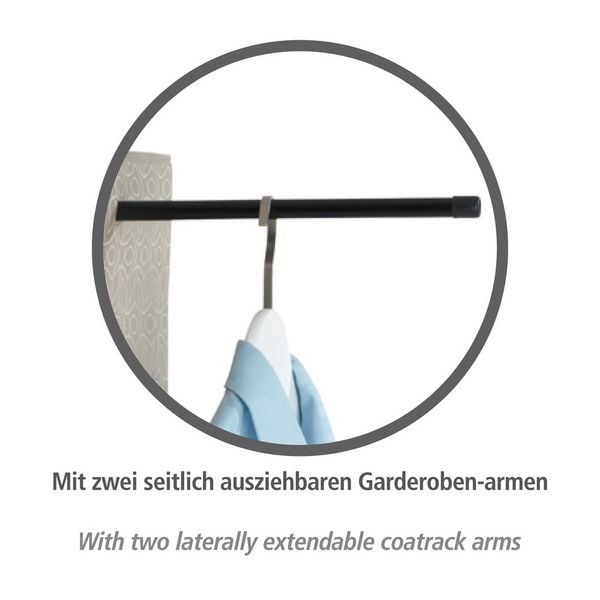 Produktbild: Kleiderschrank Mod. Balance mit Rollen, mit Rei&szlig;verschluss
