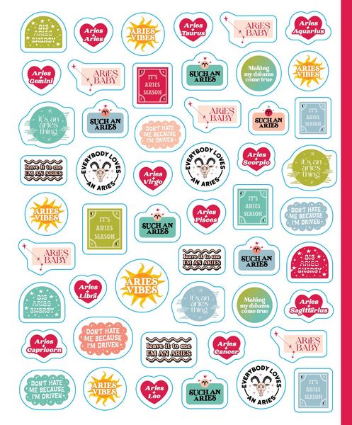 Produktbild: So. Many. Astrology Stickers.