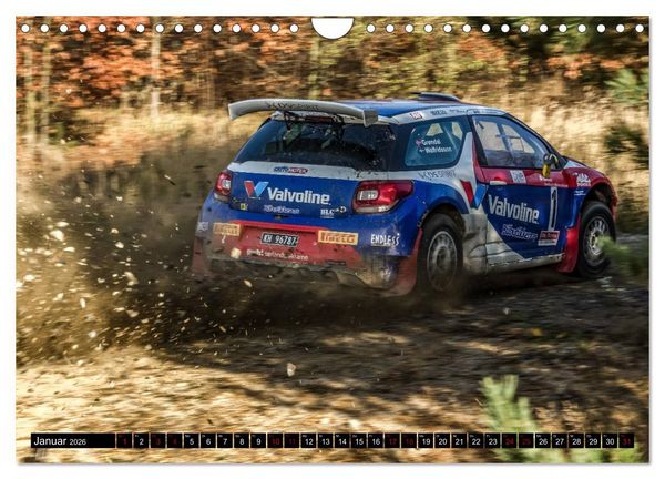 Produktbild: SCHNELL! AUTHENTISCH! MITTENDRIN! - RALLYE! (Wandkalender 2026 DIN A4 quer), CALVENDO Monatskalender