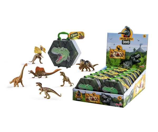 Produktbild: Dinosaurier in Box, 6 St&uuml;ck