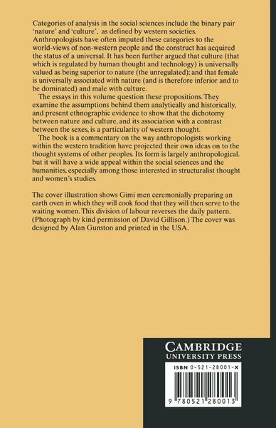 Produktbild: Nature, Culture and Gender
