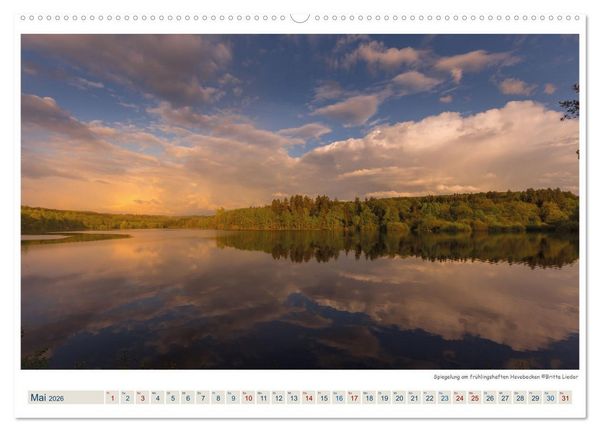 Produktbild: M&ouml;hnesee - das westf&auml;lische Meer (Wandkalender 2026 DIN A2 quer), CALVENDO Monatskalender