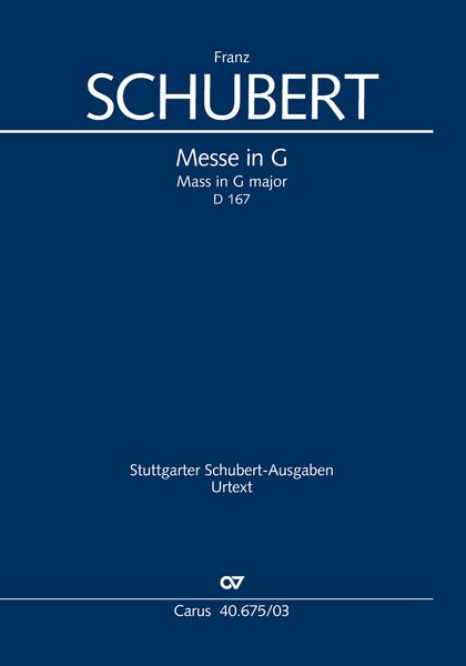 Produktbild: Messe in G (Klavierauszug)