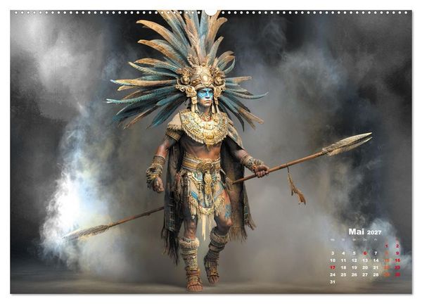 Produktbild: Azteken - Im Glanz der ewigen Sonne (Wandkalender 2027 DIN A2 quer), CALVENDO Monatskalender