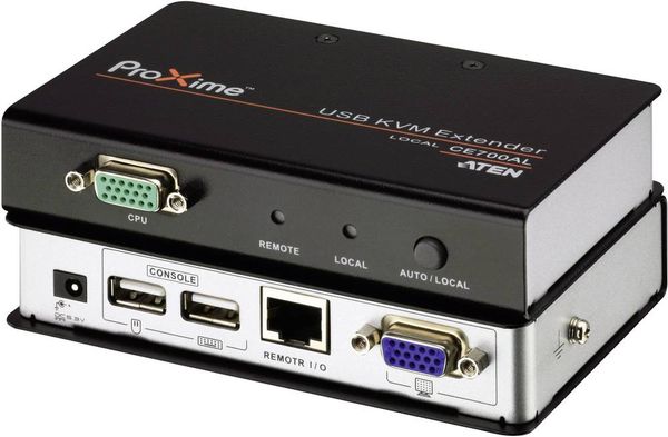 Produktbild: ATEN CE700A VGA, USB-A (USB 2.0) Extender (Verl&auml;ngerung) &uuml;ber Netzwerkkabel RJ45 150m