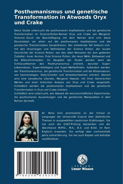 Produktbild: Posthumanismus und genetische Transformation in Atwoods Oryx und Crake