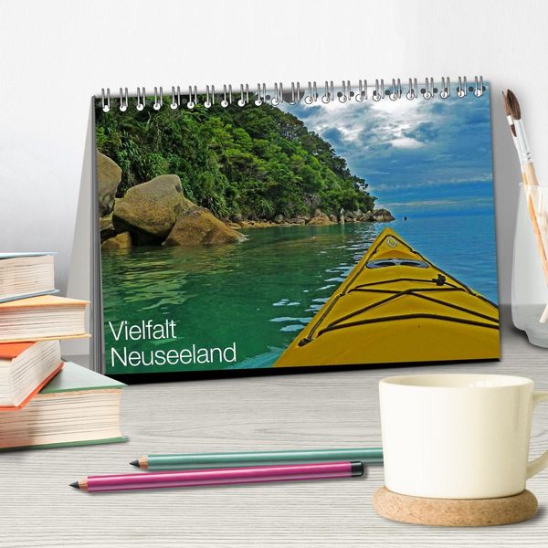 Produktbild: Vielfalt Neuseeland (Tischkalender 2026 DIN A5 quer), CALVENDO Monatskalender