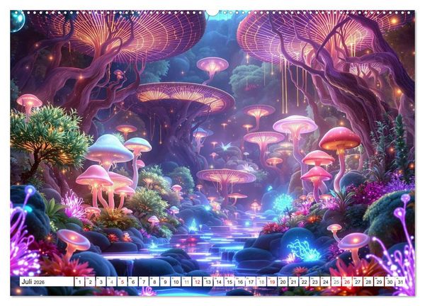Produktbild: Welten aus Licht (Wandkalender 2026 DIN A2 quer), CALVENDO Monatskalender