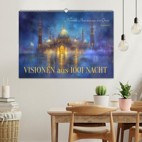 Produktbild: Visionen aus 1001 Nacht (Wandkalender 2026 DIN A2 quer), CALVENDO Monatskalender