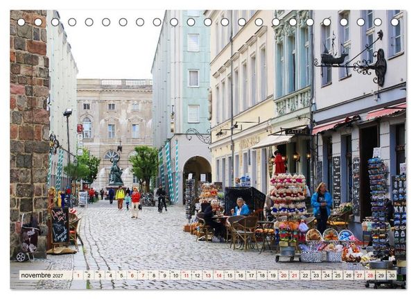 Produktbild: Berlin - dans le centre historique (Calendrier de bureau 2027 DIN A5 vertical), CALVENDO calendrier mensuel