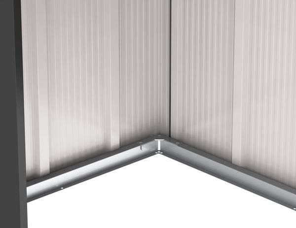 Produktbild: Metall Ger&auml;tehaus 203x113 Gartenhaus Schiebet&uuml;r