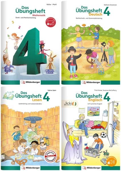 Produktbild: Sicher ins 5. Schuljahr &ndash; Paket: Rechnen &ndash; Schreiben &ndash; Lesen &ndash; Grammatik &ndash; Englisch &middot; Klasse 4