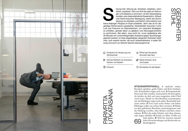Produktbild: Mann macht Yoga