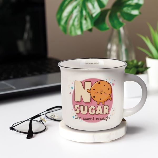 Produktbild: Legami Tasse aus New Bone China Porzellan - No Sugar