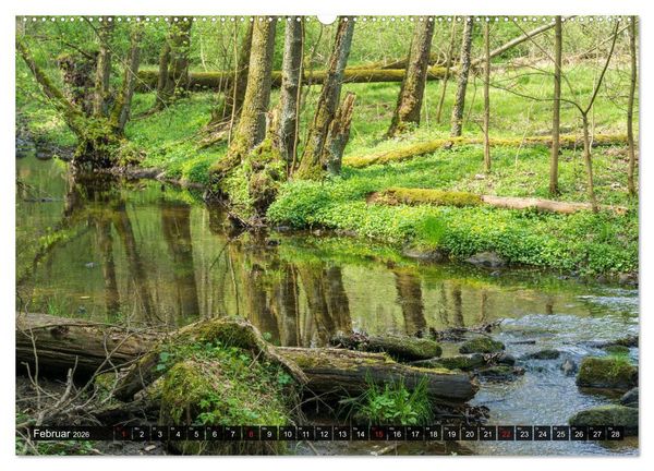 Produktbild: M&uuml;hltal Eisenberg (hochwertiger Premium Wandkalender 2026 DIN A2 quer), Kunstdruck in Hochglanz
