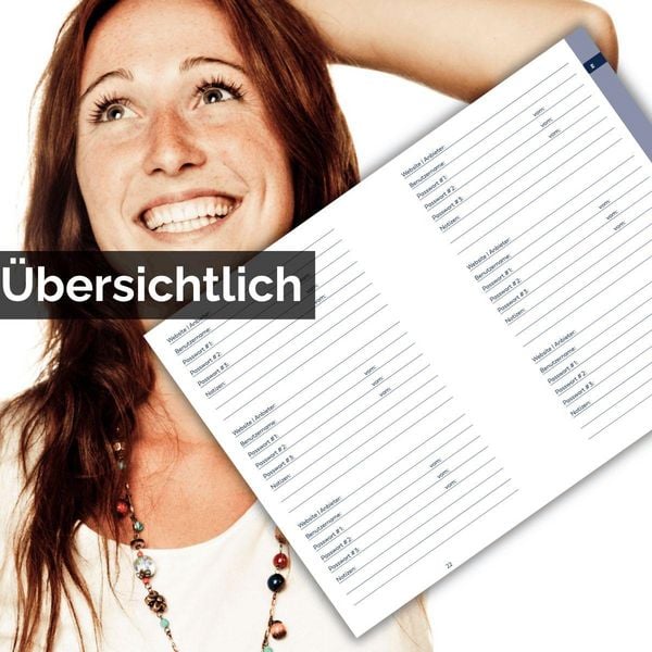 Produktbild: Meine Passw&ouml;rter. Ein Eintragebuch f&uuml;r Ihre Zugangsdaten, das Sie einfach in Ihrem B&uuml;cherregal verstecken k&ouml;nnen.