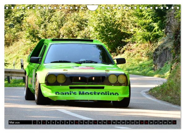 Produktbild: Italienische Oldtimer am Berg (Wandkalender 2026 DIN A4 quer), CALVENDO Monatskalender