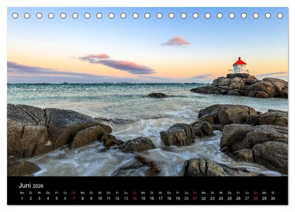 Produktbild: LOFOTEN - Inselparadies im Norden Norwegens (Tischkalender 2026 DIN A5 quer), CALVENDO Monatskalender