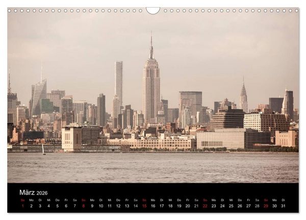 Produktbild: Perspektiven einer Weltstadt - New York (Wandkalender 2026 DIN A3 quer), CALVENDO Monatskalender