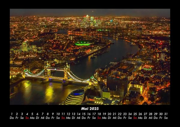 Produktbild: London 2025 Fotokalender DIN A3
