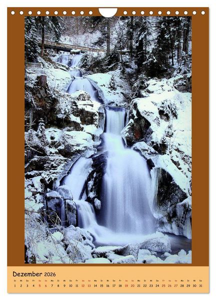 Produktbild: Schwarzwald Wasserf&auml;lle (Wandkalender 2026 DIN A4 hoch), CALVENDO Monatskalender