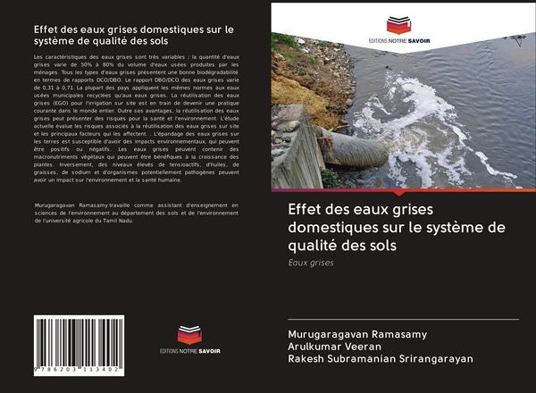 Produktbild: Effet des eaux grises domestiques sur le syst&egrave;me de qualit&eacute; des sols