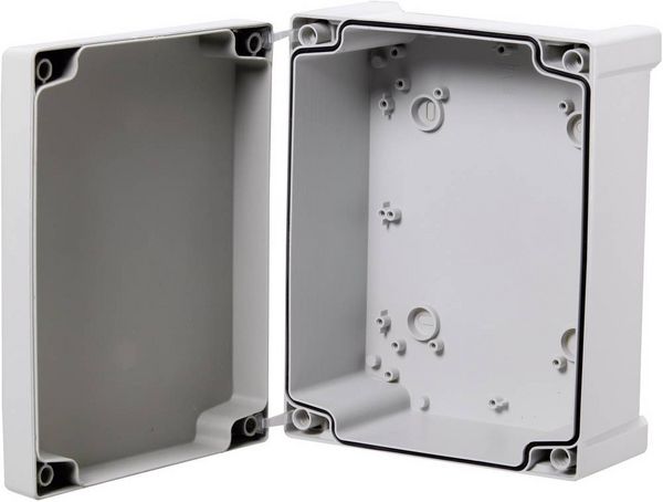 Produktbild: Fibox TAM 131308 Wand-Geh&auml;use 130 x 130 x 75 ABS Lichtgrau (RAL 7035) 1St.