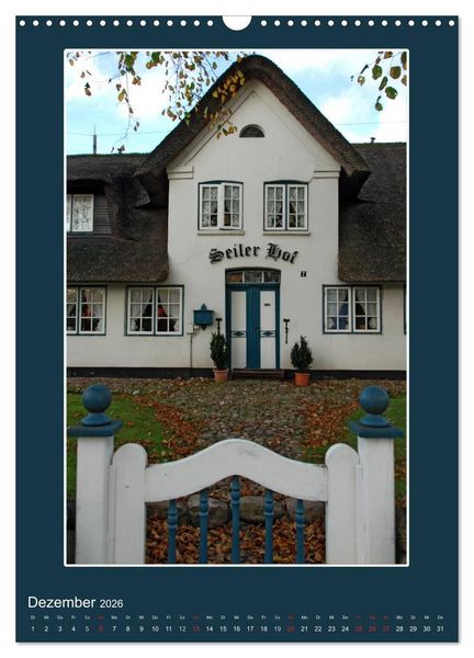 Produktbild: Willkommen in Keitum auf Sylt (Wandkalender 2026 DIN A3 hoch), CALVENDO Monatskalender