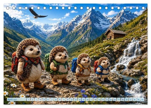Produktbild: Die zauberhafte Welt der Iglis (Tischkalender 2027 DIN A5 quer), CALVENDO Monatskalender