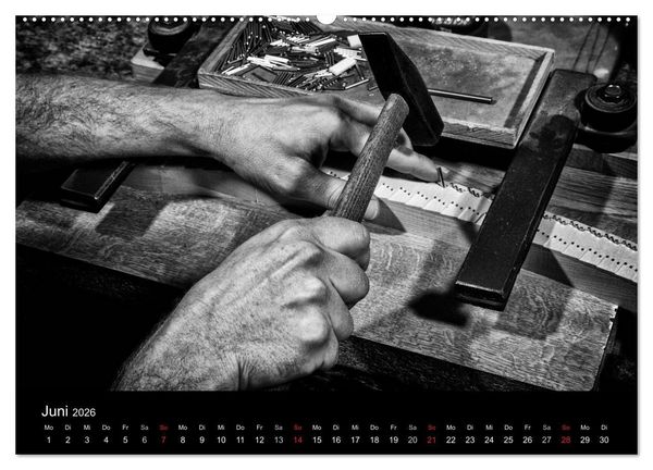 Produktbild: Klavierbau (Wandkalender 2026 DIN A2 quer), CALVENDO Monatskalender