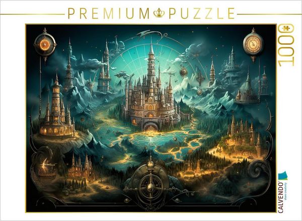 Produktbild: CALVENDO Puzzle Im K&ouml;nigreich | 1000 Teile Lege-Gr&ouml;&szlig;e 64x48cm Foto-Puzzle f&uuml;r gl&uuml;ckliche Stunden