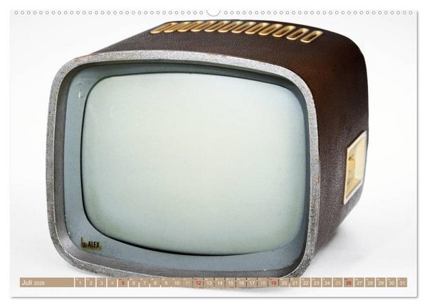 Produktbild: Fernseher der 1950er bis 70er Jahre: In die R&ouml;hre geguckt (hochwertiger Premium Wandkalender 2026 DIN A2 quer), Kunstdruck in Hochglanz
