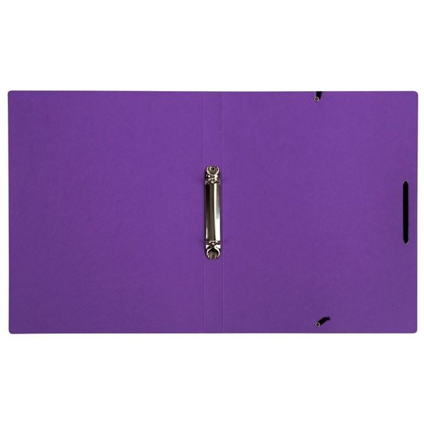 Produktbild: Idena Ringbuch 2 Ringe lila DIN A4 25mm aus Karton