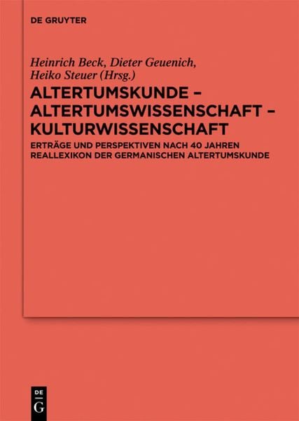 Produktbild: Altertumskunde &ndash; Altertumswissenschaft &ndash; Kulturwissenschaft
