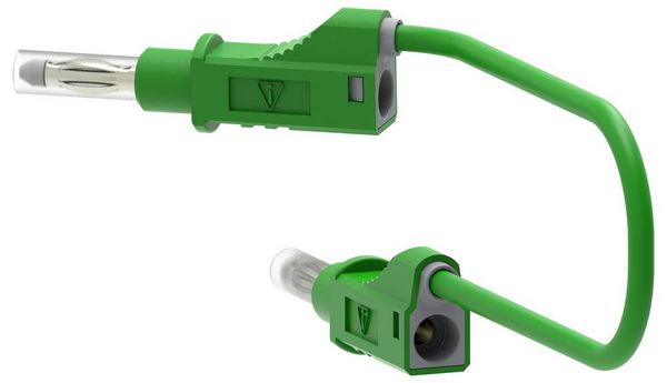Produktbild: Electro PJP 2214/600V-CD1-25V Messleitung Steckanschluss 4mm 25cm Gr&uuml;n 1St.