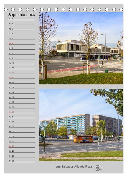 Produktbild: Jena im Wandel (Tischkalender 2026 DIN A5 hoch), CALVENDO Monatskalender