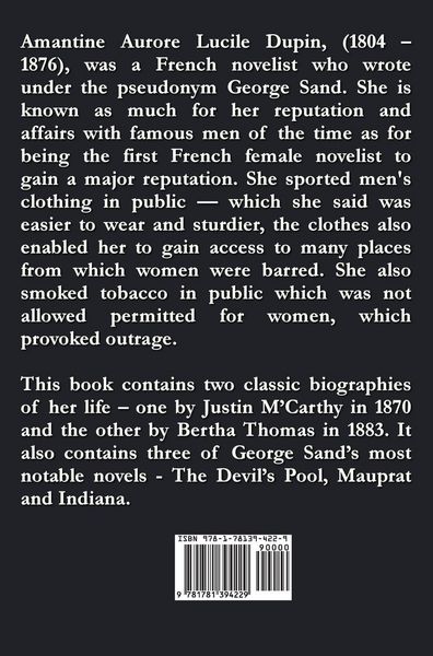Produktbild: George Sand - Two Biographies and Three Novels - The Devil's Pool, Mauprat and Indiana