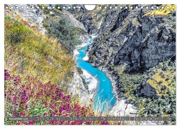 Produktbild: A journey from Auckland to Queenstown (Wall Calendar 2026 DIN A4 landscape), CALVENDO 12 Month Wall Calendar