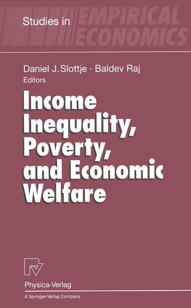 Produktbild: Income Inequality, Poverty, and Economic Welfare