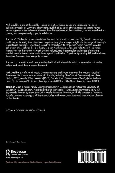 Produktbild: Media, Voice, Space and Power