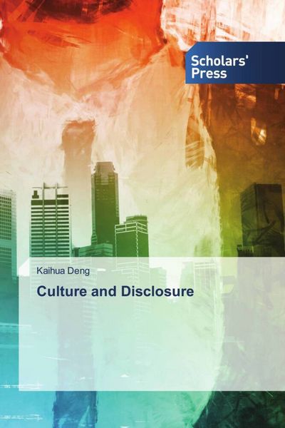 Produktbild: Culture and Disclosure