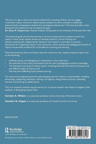 Produktbild: Integrating Inquiry in Social Studies Classrooms